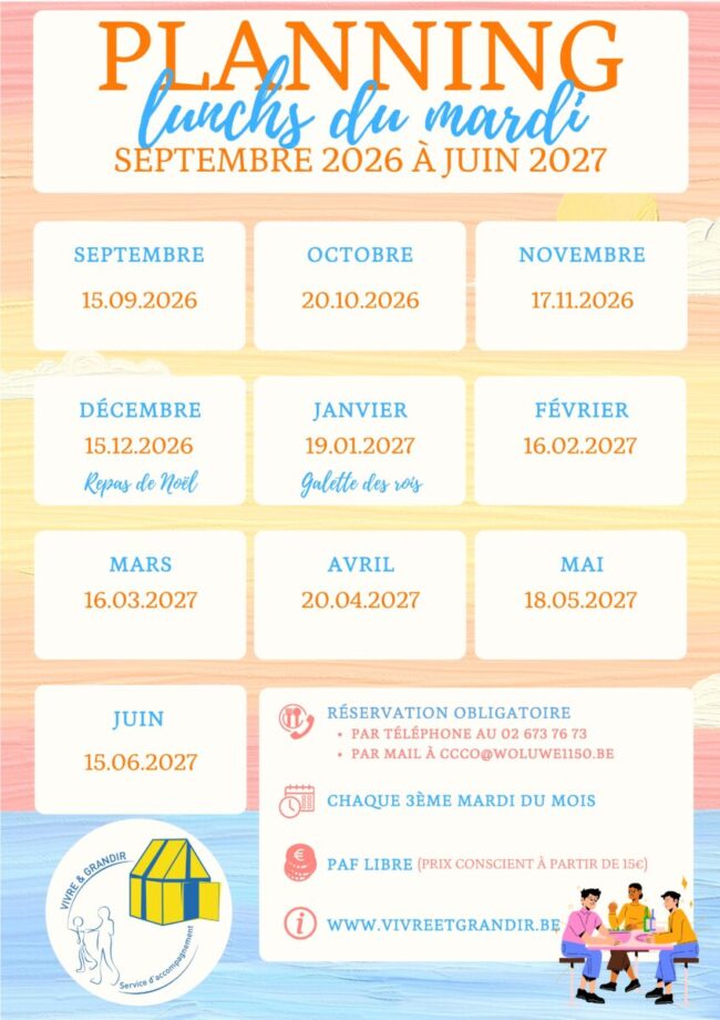 Agenda lunchs 2026-2027