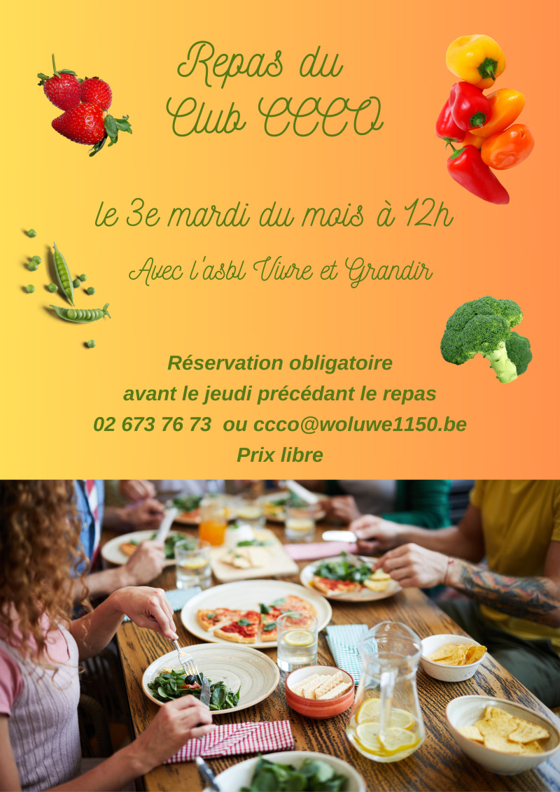 Repas du CCCO avec Vivre et Grandir