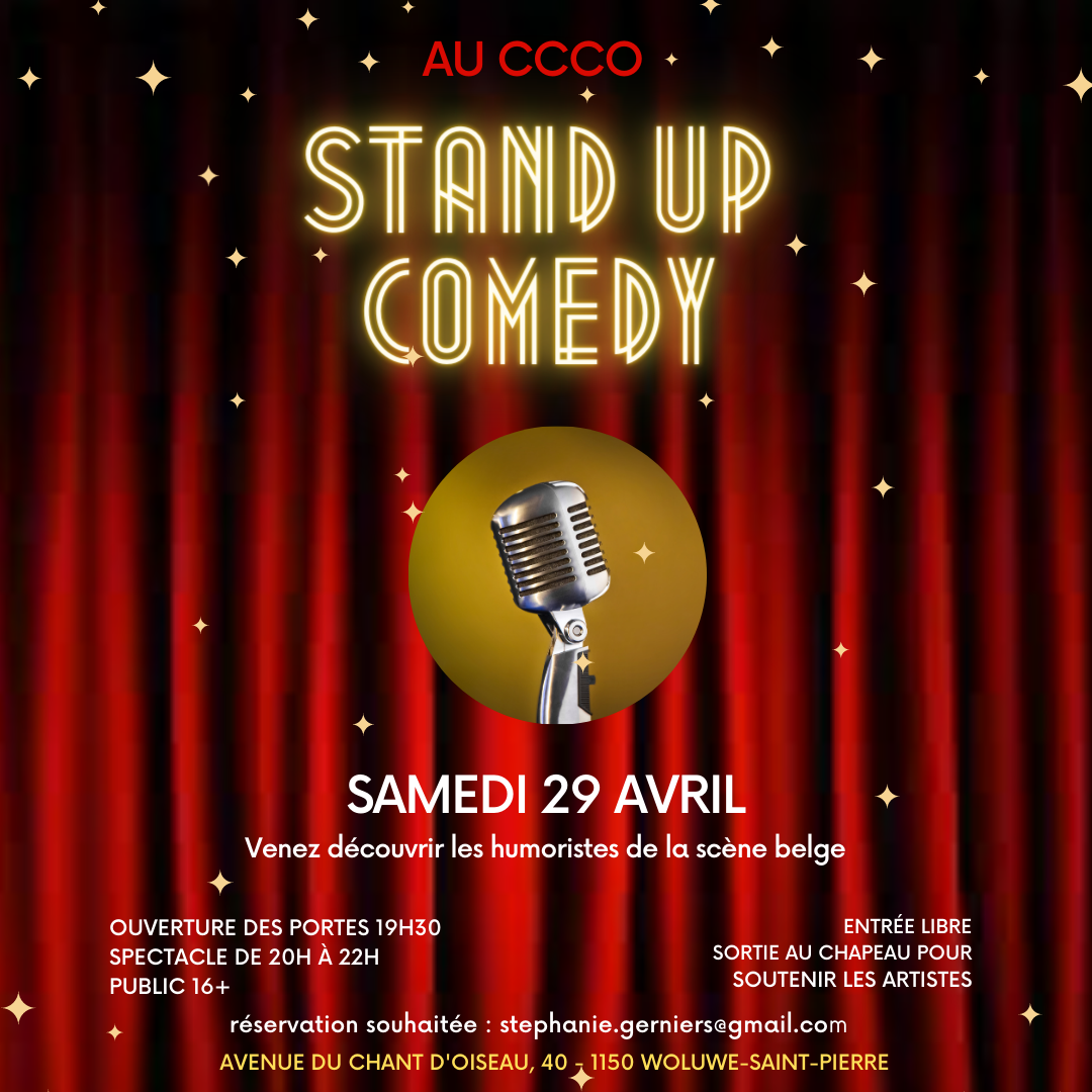Stand up CCCO 29 avril (Publication Instagram (Carré))