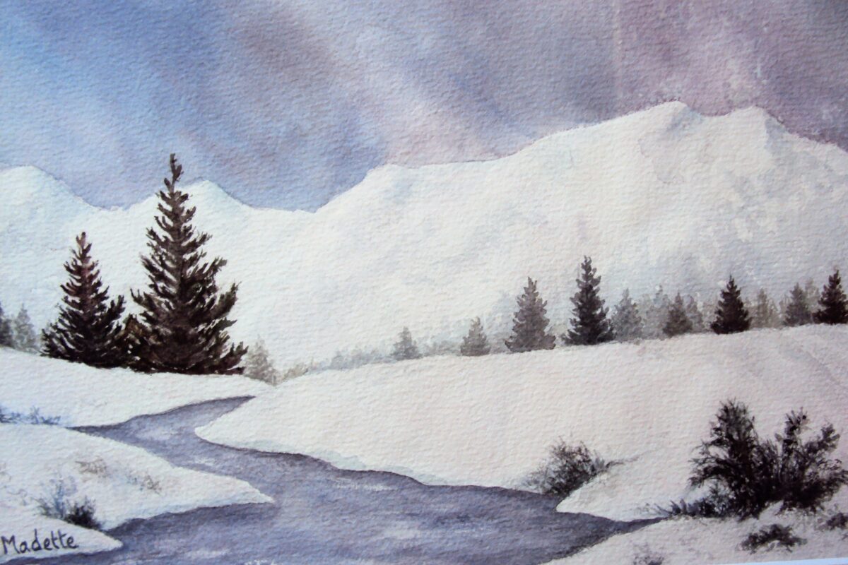 Paysage de neige