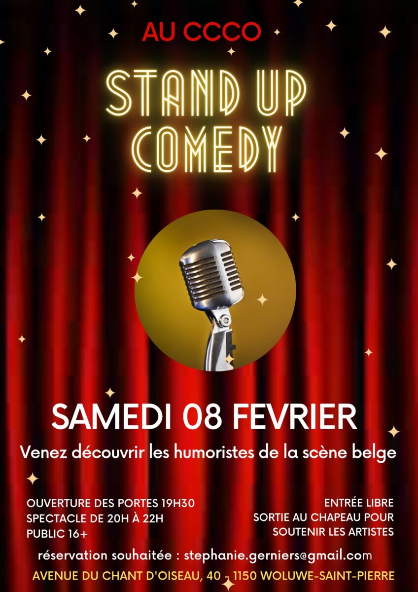 affiche Stand up 8 février