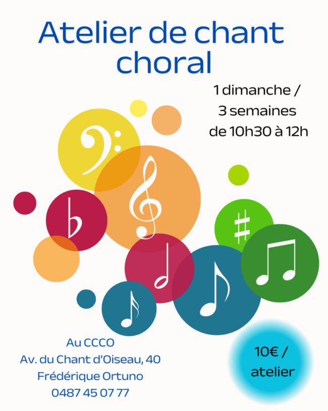 Affiche chant choral 2025-2026