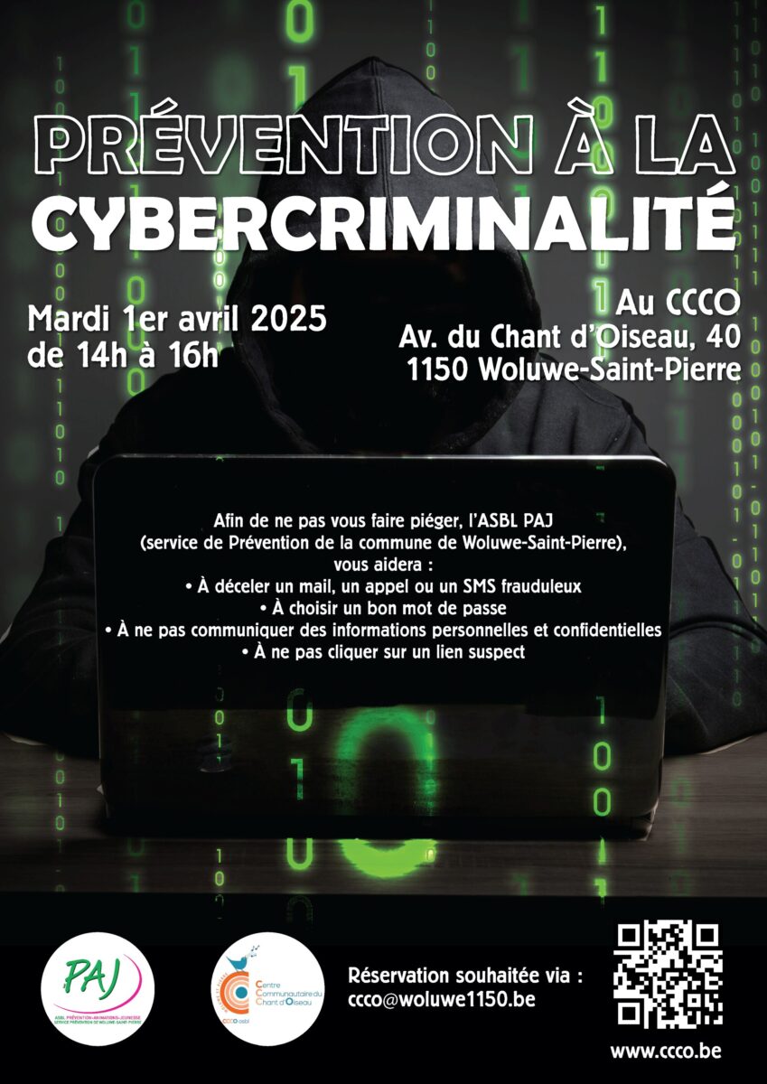 Affiche cybercriminalité CCCO