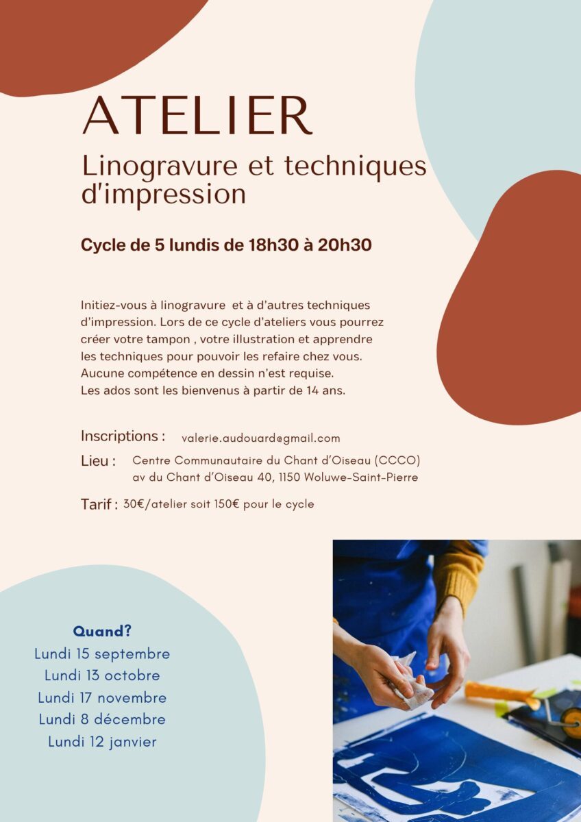 Linogravure et techniques d’impression