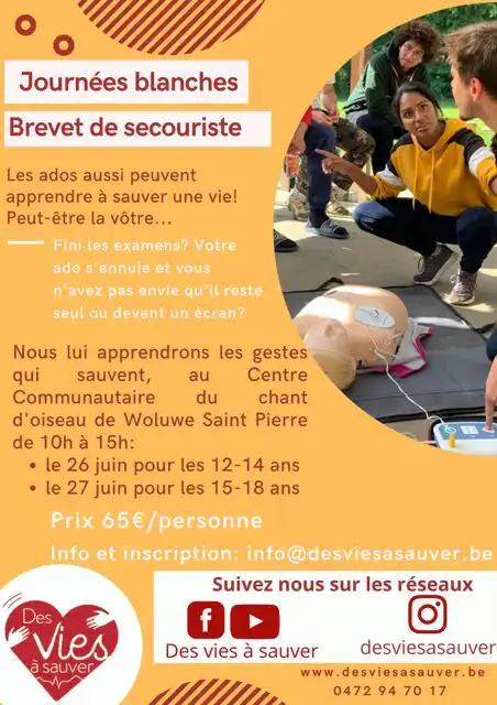Brevet de secourisme DVAS 2025