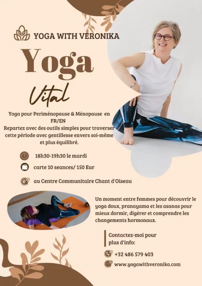 affiche yoga women 40+
